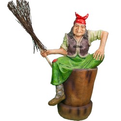 Фигура садовая БАБА ЯГА купить во Владимире