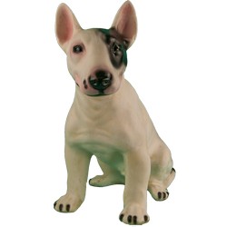 Фигура садовая БУЛЬТЕРЬЕР ЧЕРНО-БЕЛЫЙ купить во Владимире