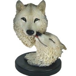 Фигура садовая ДВЕ ГОЛОВЫ ВОЛКА купить в Нижнем Новгороде