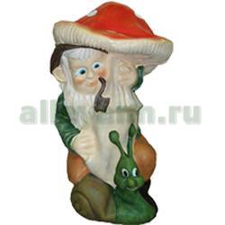Фигура садовая ГНОМ ПОД  ГРИБОМ купить во Владимире