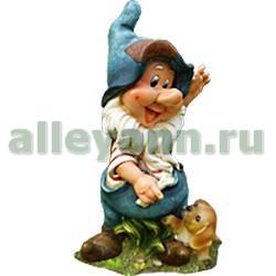 Фигура садовая ГНОМ СО ЩЕНКОМ купить во Владимире