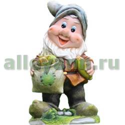 Фигура садовая ГНОМИК С МЕШКОМ КУКУРУЗЫ купить в Нижнем Новгороде