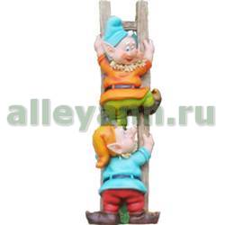 Фигура садовая ГНОМИКИ НА ЛЕСТНИЦЕ купить в Нижнем Новгороде