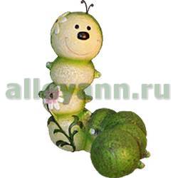 Фигура садовая ГУСЕНИЦА С ЦВЕТАМИ купить в Нижнем Новгороде