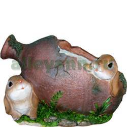 Фигура садовая КАШПО ДВА ЗАЙЦА У АМФОРЫ купить во Владимире