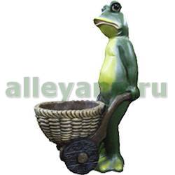 Фигура садовая КАШПО ЛЯГУШКА С ТАЧКОЙ купить в Нижнем Новгороде