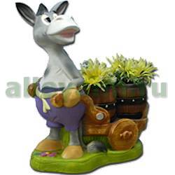 Фигура садовая КАШПО ОСЛИК С ТЕЛЕЖКОЙ купить во Владимире