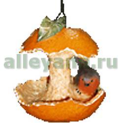 Фигура садовая КОРМУШКА АПЕЛЬСИН купить в Нижнем Новгороде
