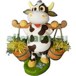 Фигура садовая КОРОВА С ДВУМЯ КАШПО купить в Нижнем Новгороде