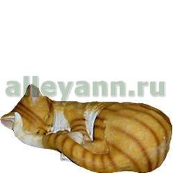 Фигура садовая КОШКА СПЯЩАЯ СВЕРНУВШАЯСЯ купить в Нижнем Новгороде
