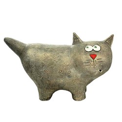 Фигура садовая КОТИК ИСПУГАННЫЙ ОДНОТОН купить в Нижнем Новгороде