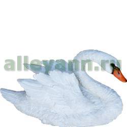 Фигура садовая ЛЕБЕДЬ С РАСПРАВЛЕННЫМИ КРЫЛЬЯМИ большой купить во Владимире