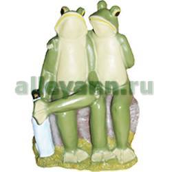 Фигура садовая ЛЯГУШКА НА ПНЕ купить в Нижнем Новгороде