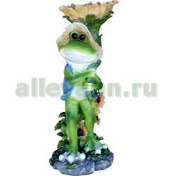 Фигура садовая ЛЯГУШОНОК С ПОДСОЛНУХОМ купить во Владимире