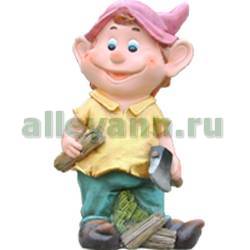 Фигура садовая МАЛЬЧИК С ТОПОРОМ И ПОЛЕНОМ купить в Нижнем Новгороде