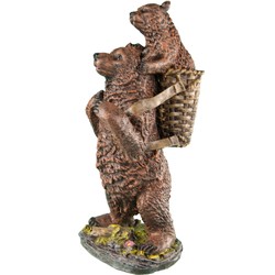 Фигура садовая МЕДВЕДЬ С МИШКОЙ ЗА СПИНОЙ купить во Владимире