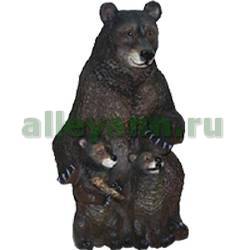 Фигура садовая МЕДВЕДИЦА С МЕДВЕЖАТАМИ купить в Нижнем Новгороде