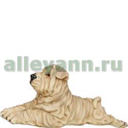 Фигура садовая ШАРПЕЙ ЛЕЖАЩИЙ НА ЖИВОТЕ купить в Нижнем Новгороде