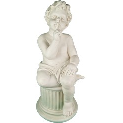 Фигура садовая СКУЛЬПТУРА АНГЕЛ НА КОЛОННЕ купить во Владимире