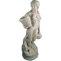 Фигура садовая СКУЛЬПТУРА АНТИЧНАЯ ДЕВУШКА С КОРЗИНАМИ купить в Нижнем Новгороде