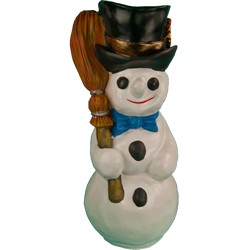 Фигура садовая СНЕГОВИК С МЕТЕЛКОЙ купить в Нижнем Новгороде