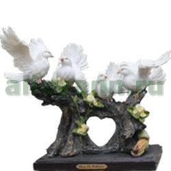 Фигура садовая СУВЕНИРЫ СТАТУЭТКА ГОЛУБИ СЕМЬЯ купить в Нижнем Новгороде
