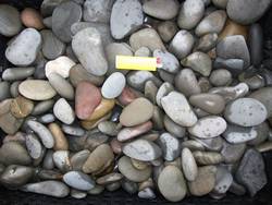 Галька природная МОРСКАЯ ЧЕРНАЯ купить во Владимире