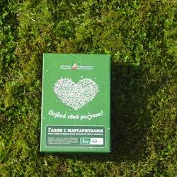 Газонная травосмесь с МАРГАРИТКАМИ СОЗДАЙ СВОЙ РИСУНОК купить во Владимире