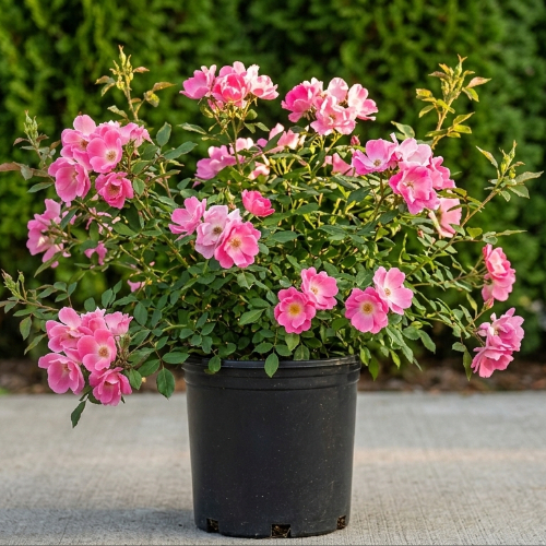 Роза почвопокровная Пинк Нокаут купить в Саранске