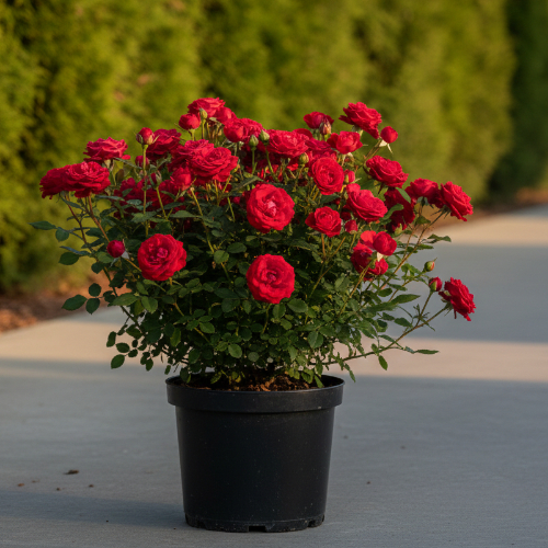 Роза миниатюрная Red Eden Rose mini купить в Саранске